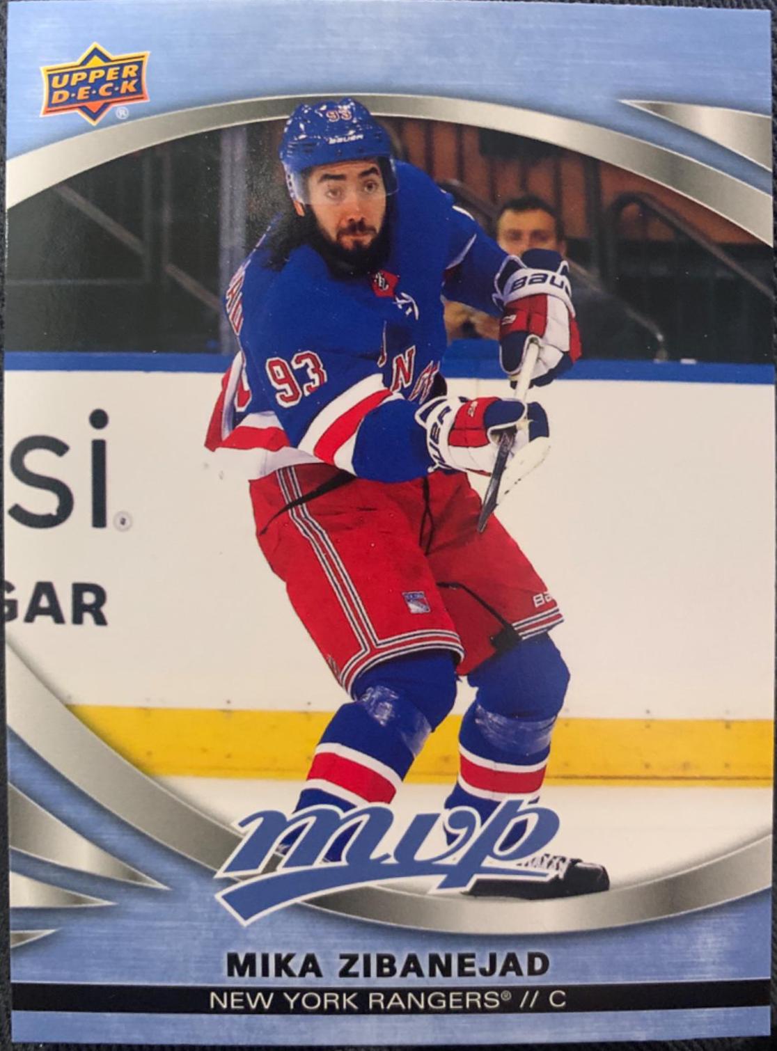 Mika Zibanejad #5 Hockey Cards 2023 Upper Deck MVP