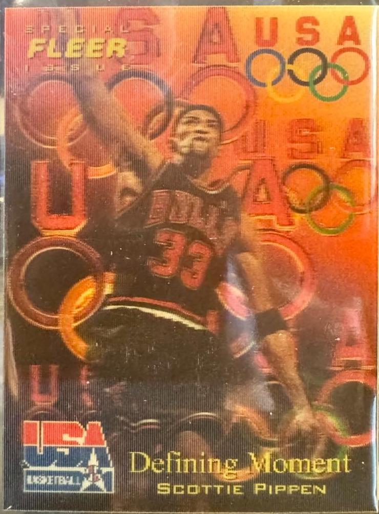 Scottie Pippen #27 Basketball Cards 1996 Fleer USA Basketball