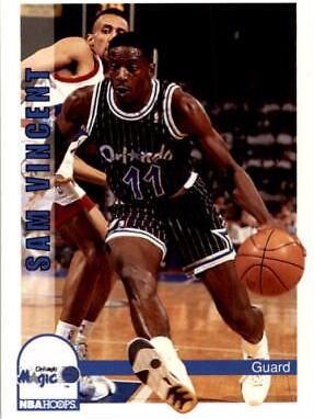 Sam Vincent #167 Basketball Cards 1992 Hoops