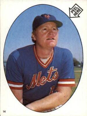 Rusty Staub #14 Baseball Cards 1983 Topps Stickers