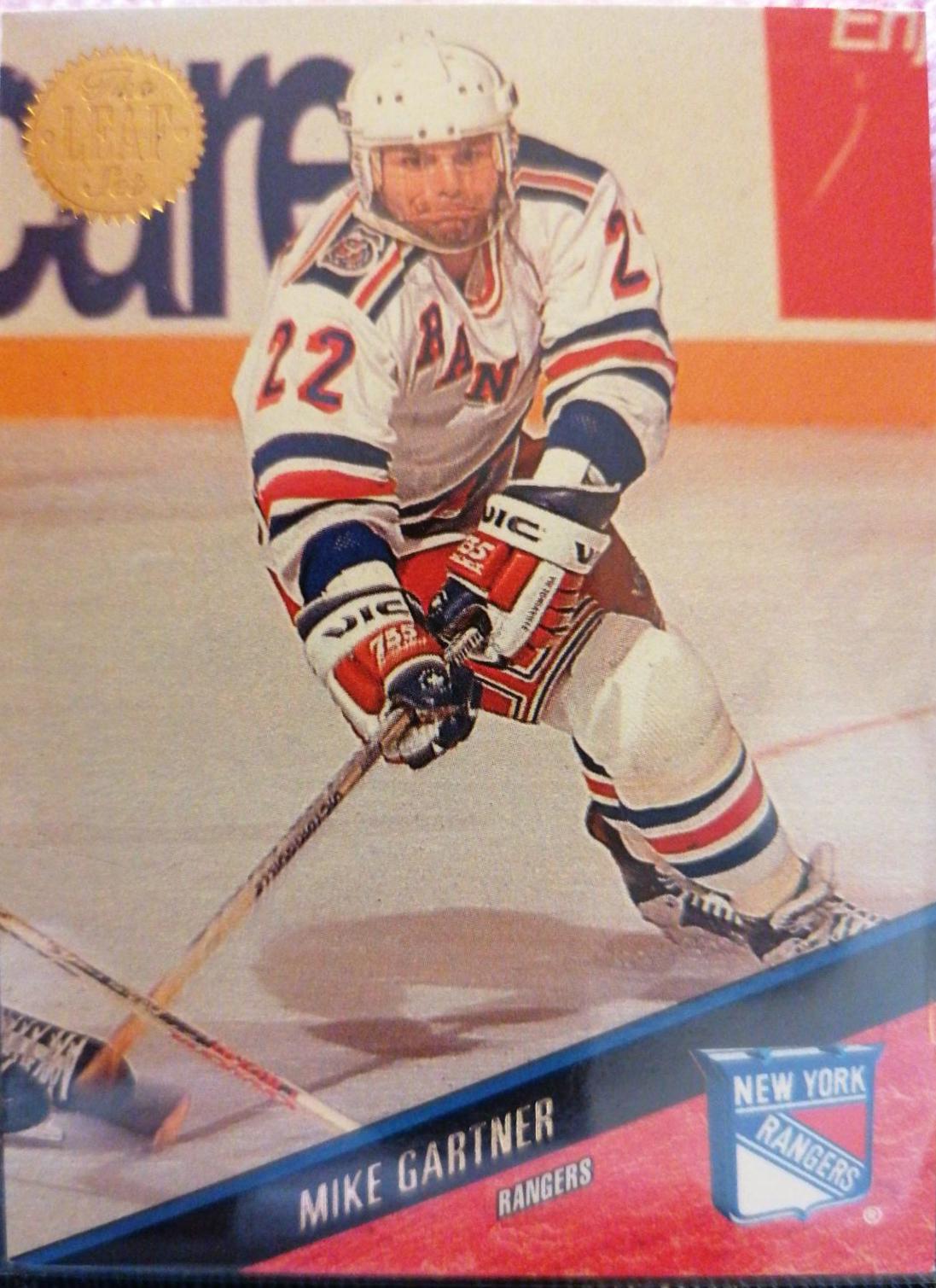 Mike Gartner #213 Hockey Cards 1993 Leaf