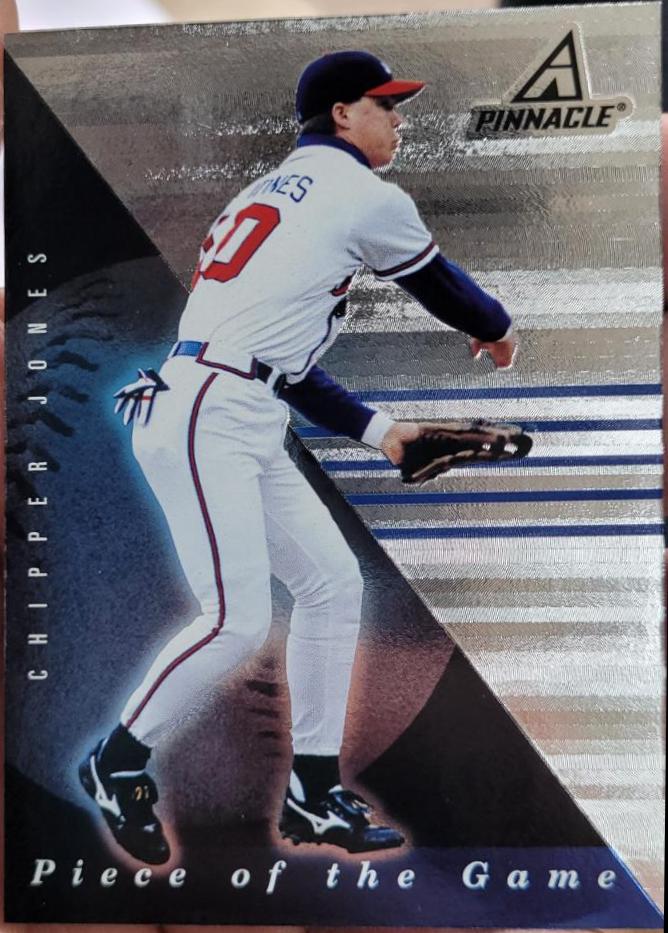 Chipper Jones #4 Baseball Cards 1998 Pinnacle Plus Piece of the Game