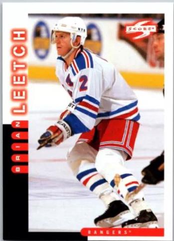 Brian Leetch #126 Hockey Cards 1997 Score