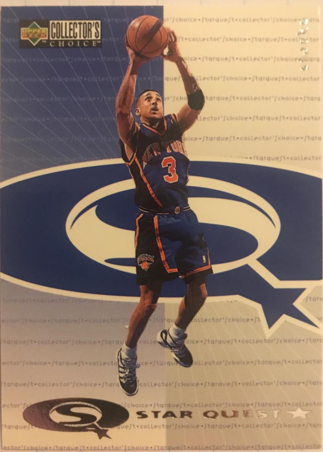 John Starks #SQ16 Basketball Cards 1997 Collector's Choice Starquest