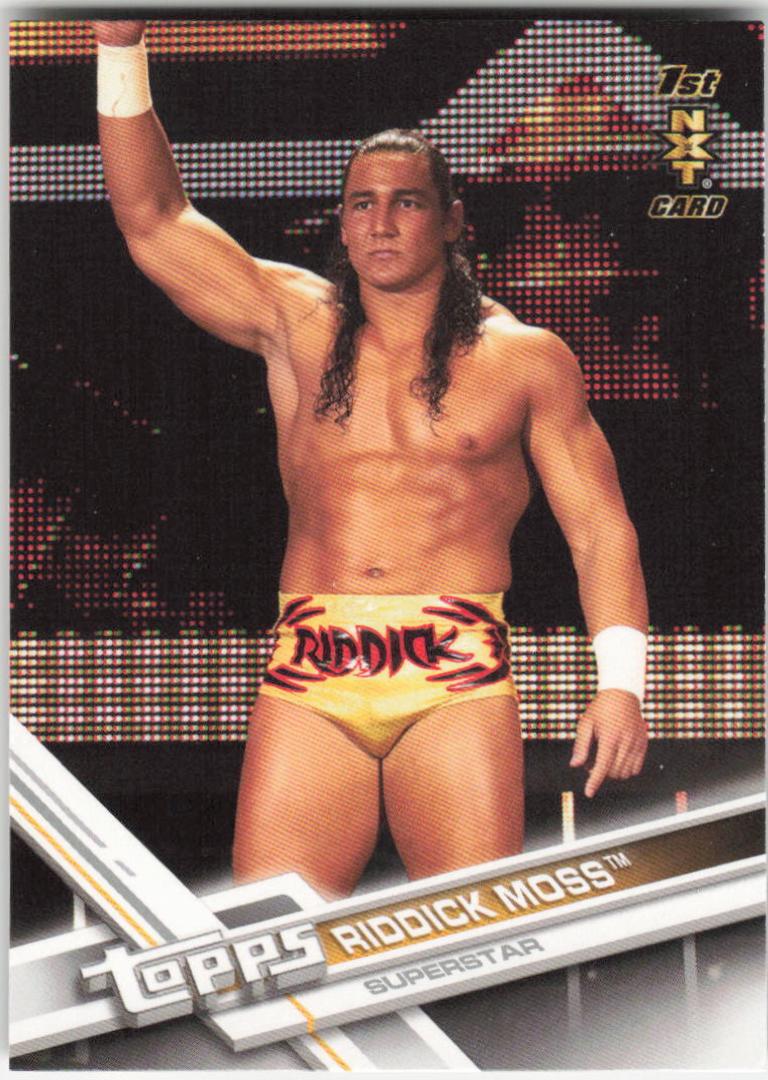 Riddick Moss #R-16 Wrestling Cards 2017 Topps WWE Roster Updates