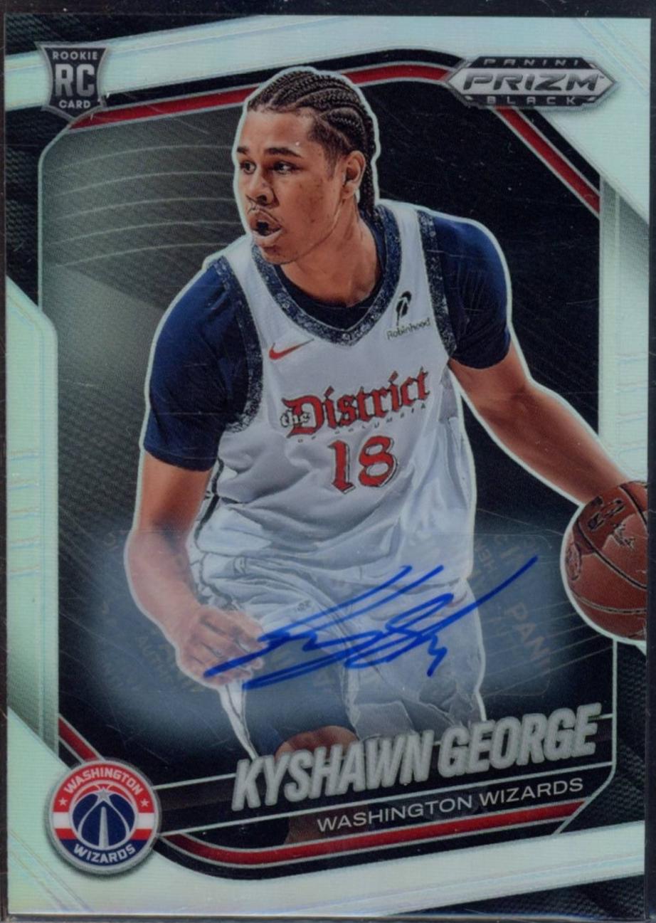 Kyshawn George [Silver] #17 Prices | 2024 Panini Prizm Black