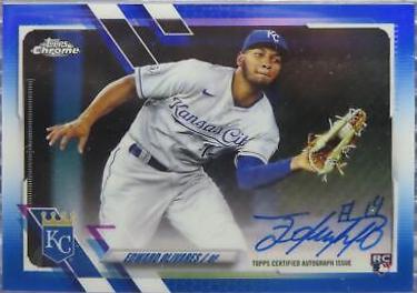 Edward Olivares [Blue Refractor] #RA-EO