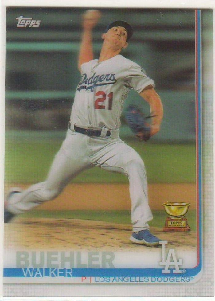 Walker Buehler #445 Baseball Cards 2019 Topps on Demand 3D