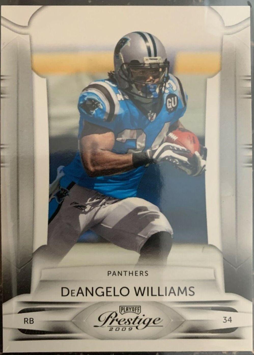 DeAngelo Williams #14 Football Cards 2009 Playoff Prestige