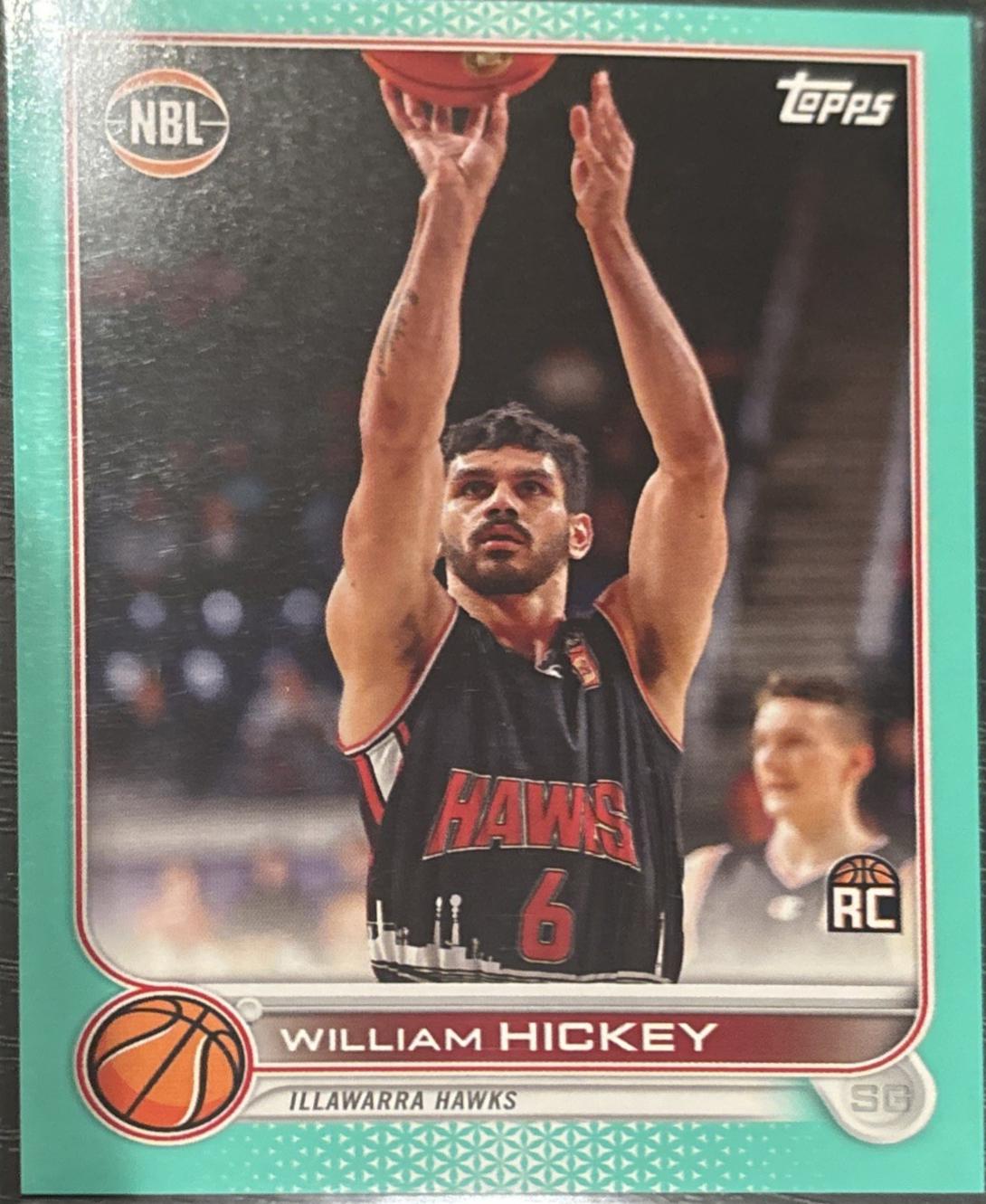 William Hickey #34 2022 Topps National Basketball League