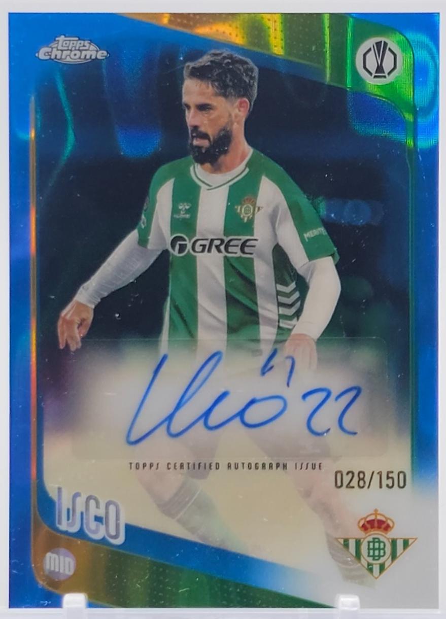 Isco #CA-IS 2025 Topps Chrome UEFA Autograph