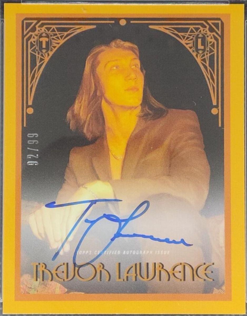 Trevor Lawrence #41A 2021 Topps X Trevor Lawrence Football