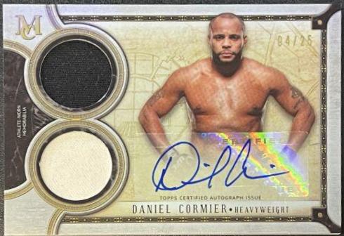 Daniel Cormier #SSADR-DC Ufc Cards 2018 Topps UFC Museum Collection Dual Relic Autographs