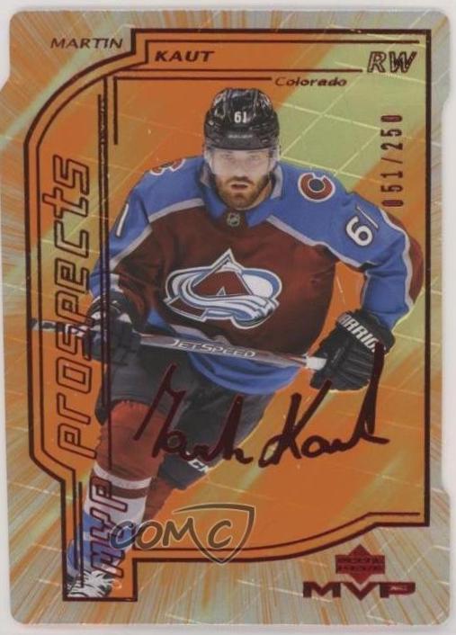 Martin Kaut #69 2020 Upper Deck MVP 20th Anniversary Hockey