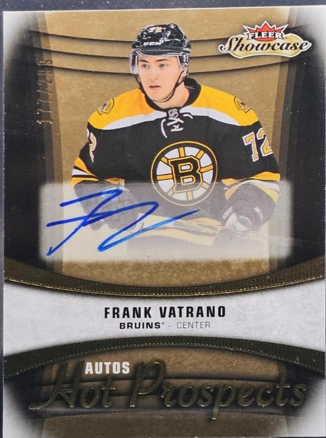 Frank Vatrano #128 2015 Fleer Showcase Hockey