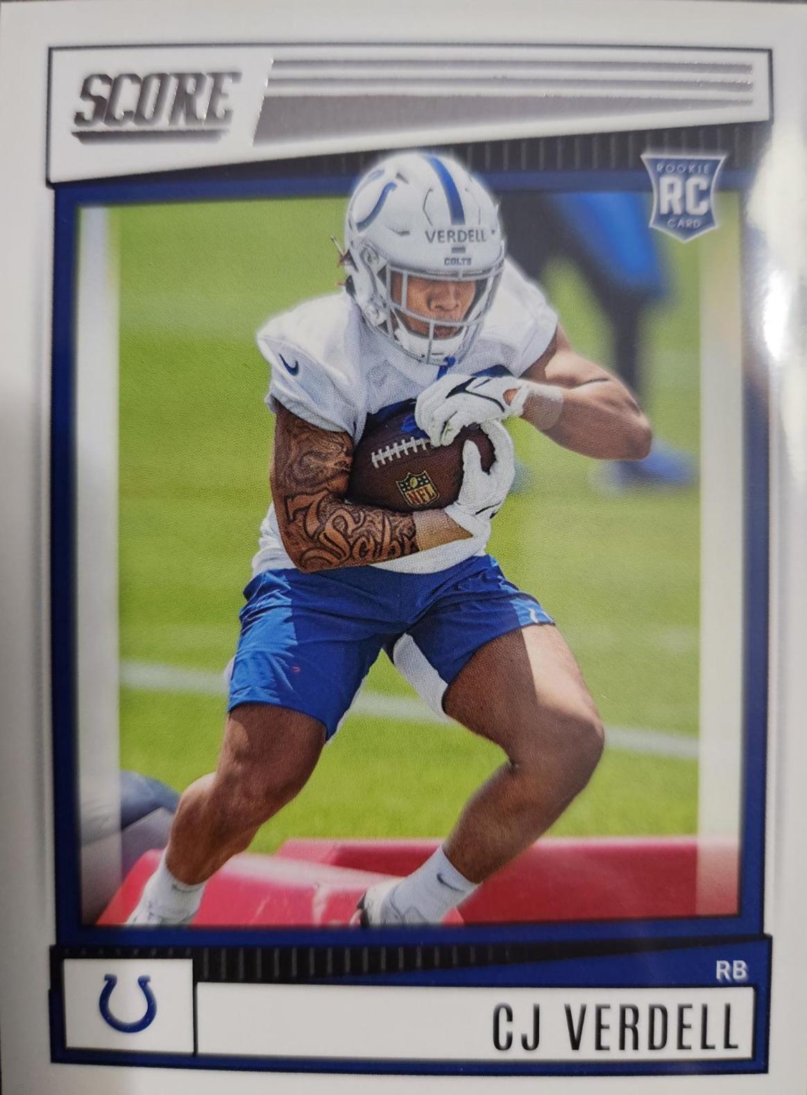CJ Verdell #392 Football Cards 2022 Panini Score