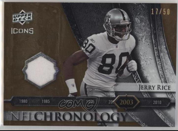 Jerry Rice [Gold Jersey] #CHR31