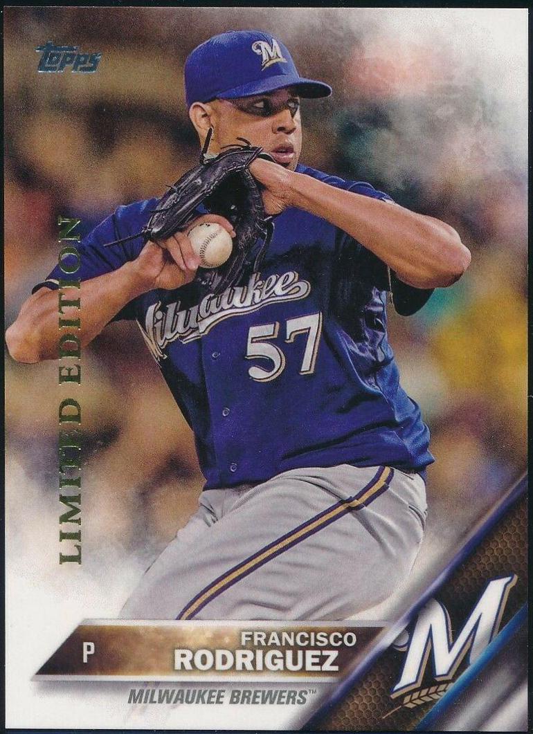 Francisco Rodriguez #18 Baseball Cards 2016 Topps Limited Edition