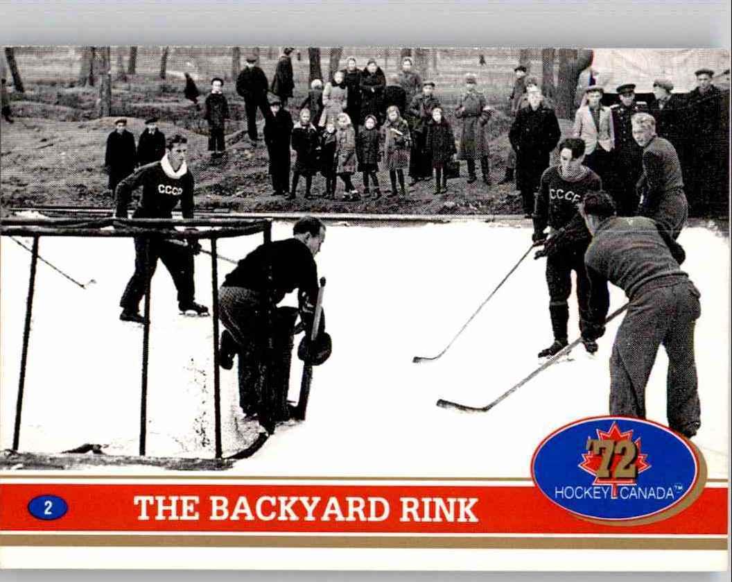 The Backyard Rink, More Months a Year #2 Hockey Cards 1991 Future Trends Canada ’72