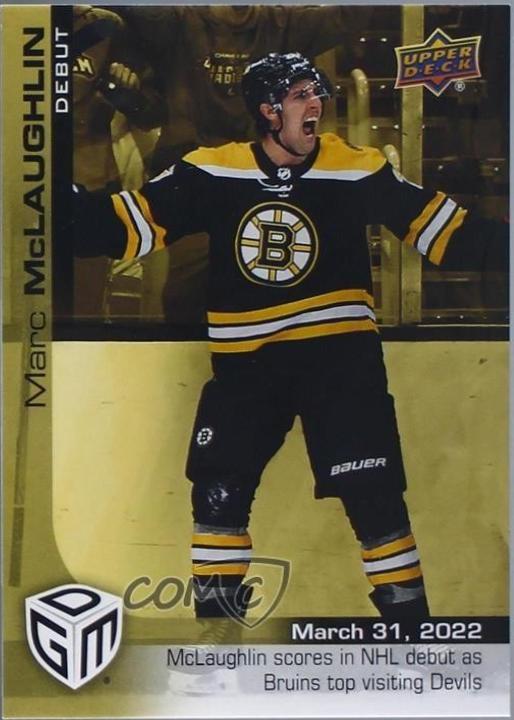 Marc McLaughlin #75 2021 Upper Deck Game Dated Moments Hockey