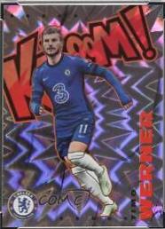 Timo Werner #6 Soccer Cards 2020 Panini Prizm Premier League Kaboom