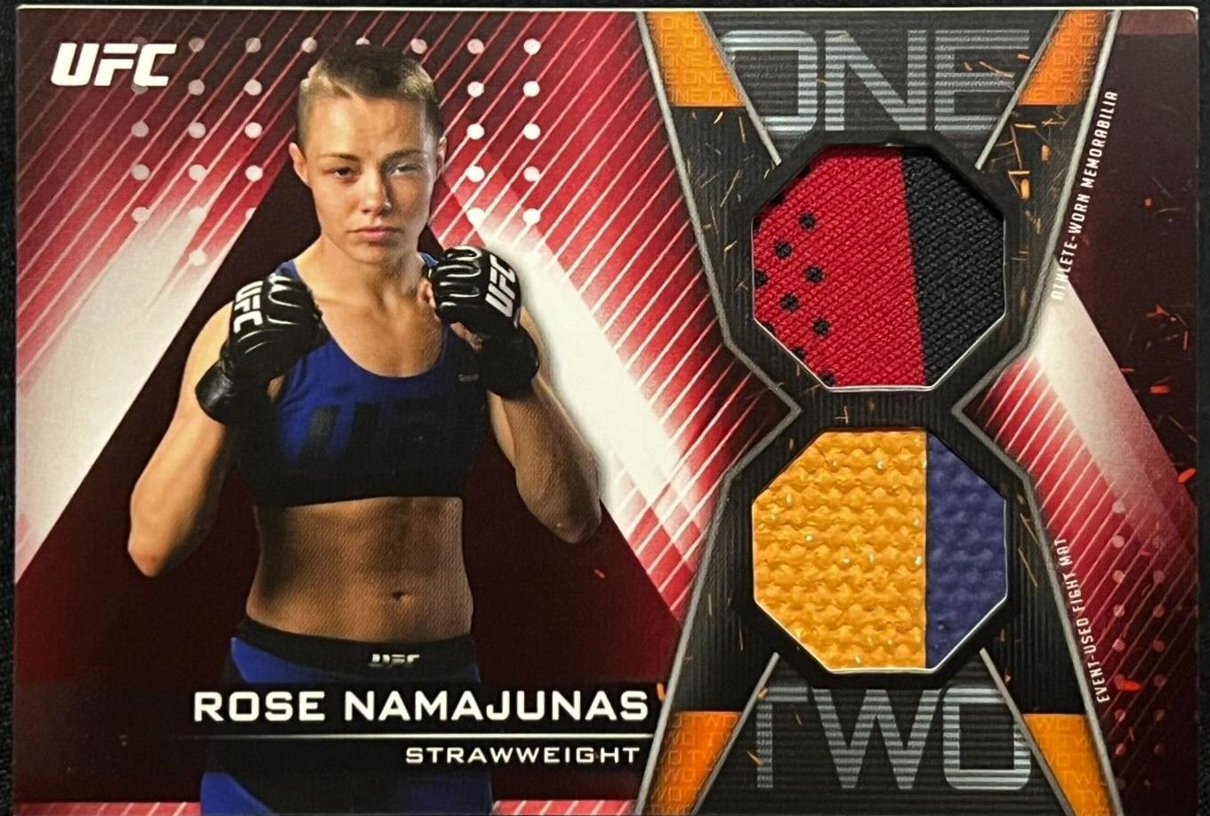 Rose Namajunas #CR-RN Ufc Cards 2019 Topps UFC Knockout One Two Combination Relics