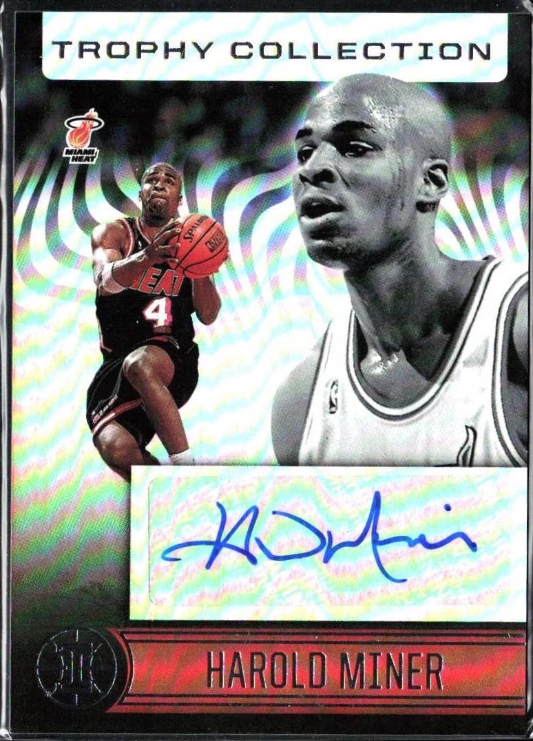Harold Miner #TC-HAR 2020-21 Panini Illusions Basketball Trophy Collection Signatures
