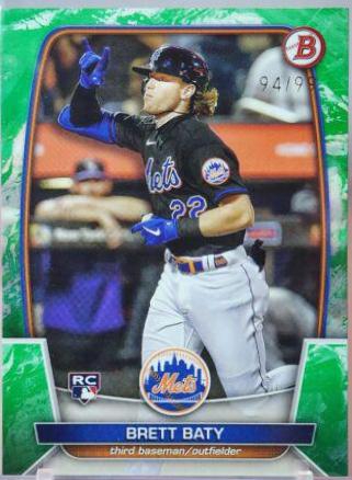 Brett Baty [Green Pattern] #80