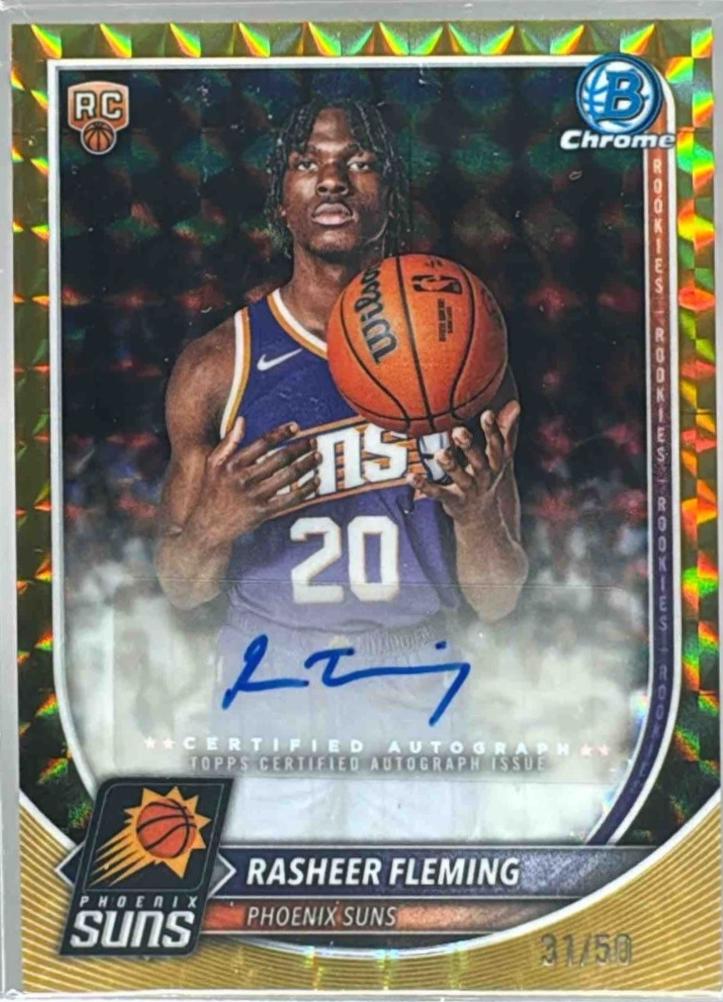 Rasheer Fleming [Gold Geometric] #BCA-RF