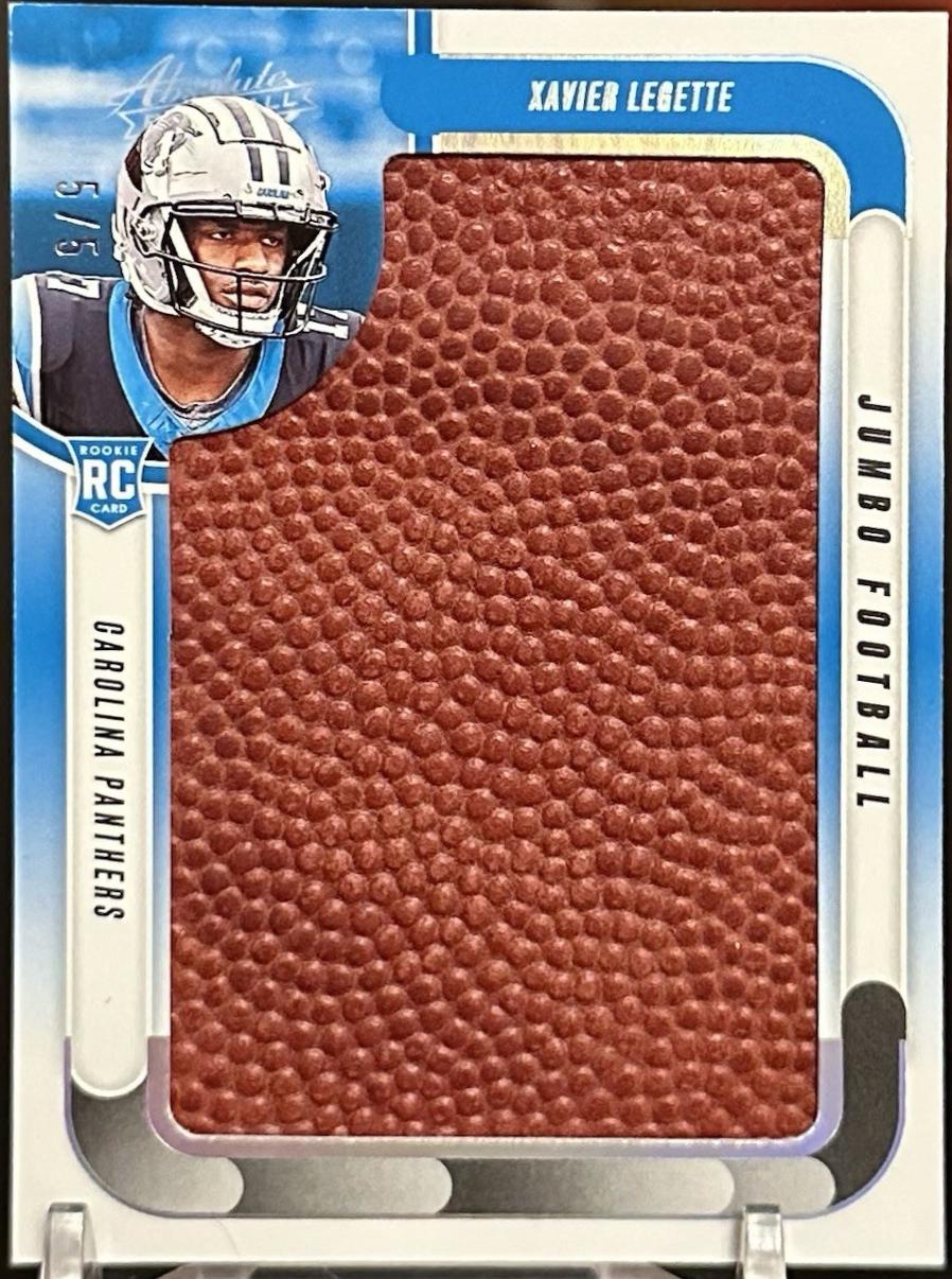 Xavier Legette #JJN-XLE Football Cards 2024 Panini Absolute Jumbo Towels