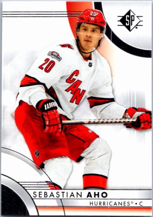 Sebastian Aho #20 Hockey Cards 2023 SP