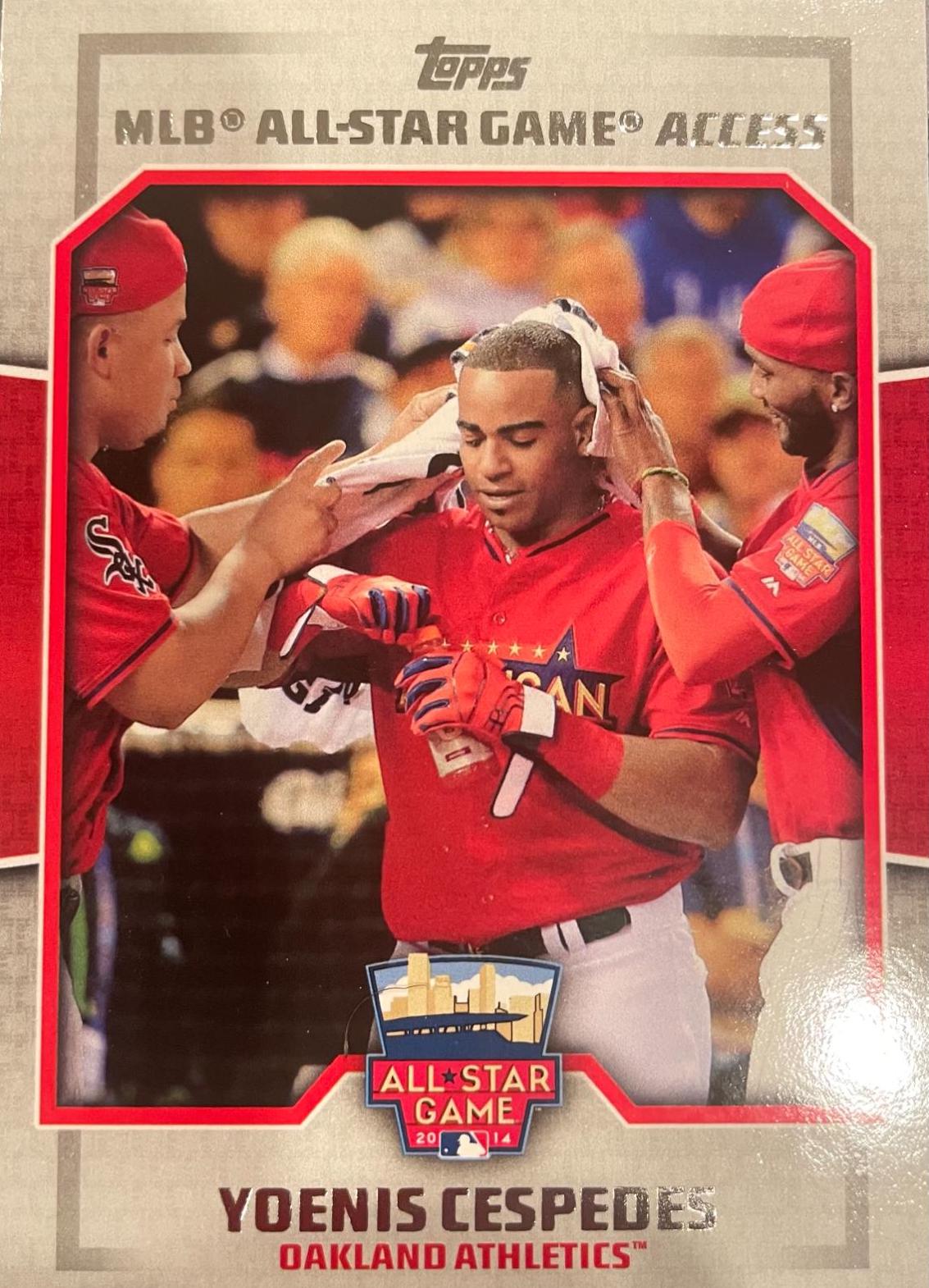 Yoenis Cespedes #ASA-YC Baseball Cards 2014 Topps Update All Star Access