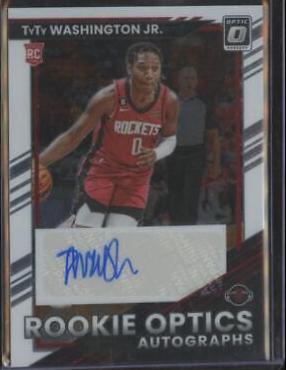TyTy Washington Jr. #ROA-TYW 2022 Panini Donruss Optic Rookie Autographs Basketball