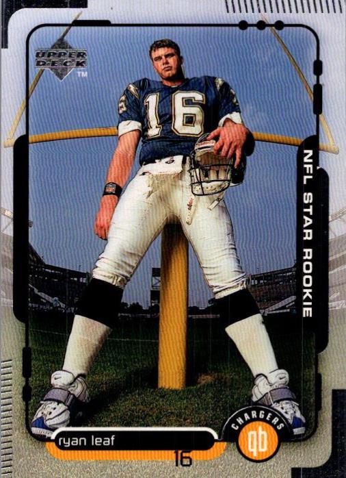 Ryan Leaf #2 Football Cards 1998 Upper Deck Encore