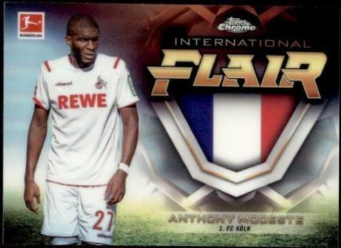 Anthony Modeste #IF-5 Soccer Cards 2019 Topps Chrome Bundesliga International Flair