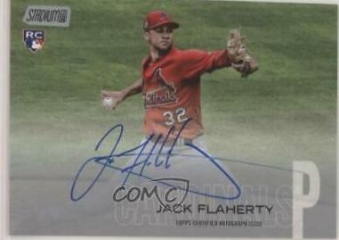 Jack Flaherty #SCA-JF 2018 Stadium Club Baseball Autographs
