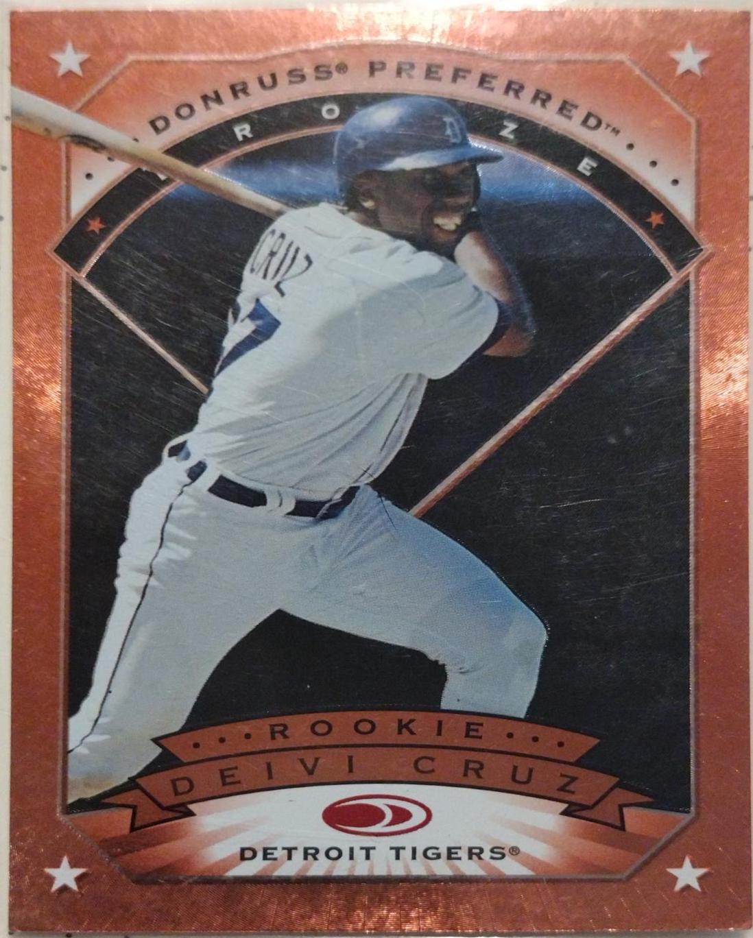 Deivi Cruz #166 Baseball Cards 1997 Panini Donruss Preferred