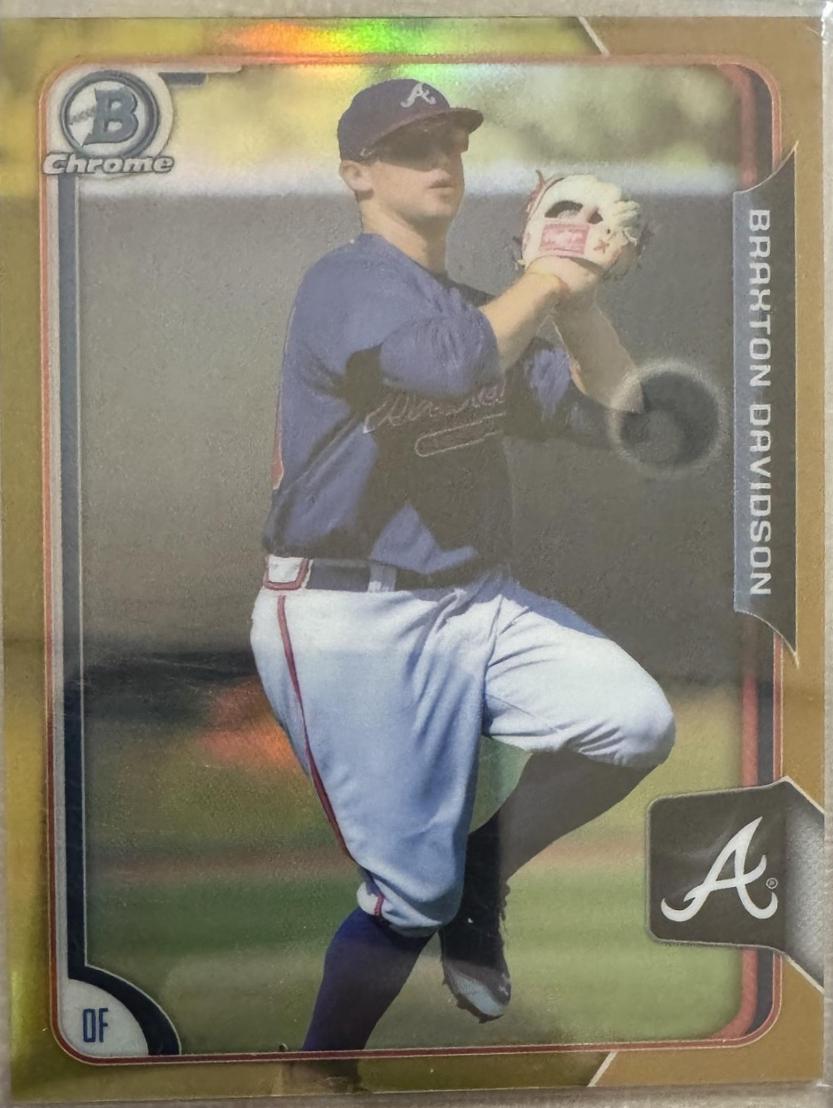 Braxton Davidson [Gold Refractor] #186