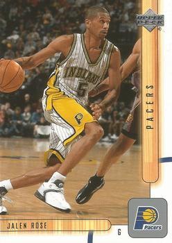 Jalen Rose #62 Basketball Cards 2001 Upper Deck