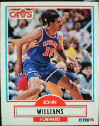 John Williams #37 Basketball Cards 1990 Fleer