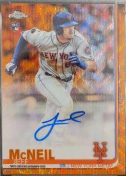 Jeff McNeil [Orange Wave Refractor] #RA-JM