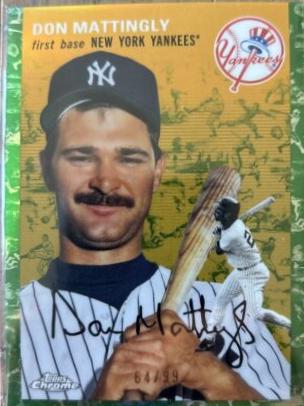Don Mattingly [White Green Refractor] #479