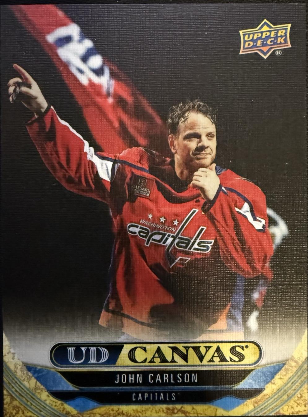 John Carlson #C156 Hockey Cards 2024 Upper Deck Canvas