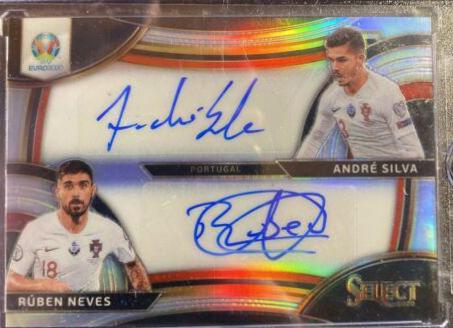 Ruben Neves #SI-RV Soccer Cards 2020 Panini Select UEFA Euro Signatures