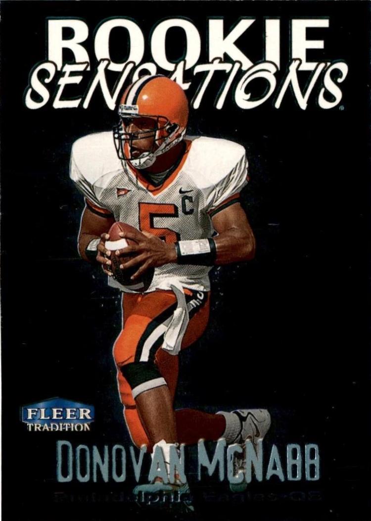 Donovan McNabb #16 1999 Fleer Rookie Sensations Football