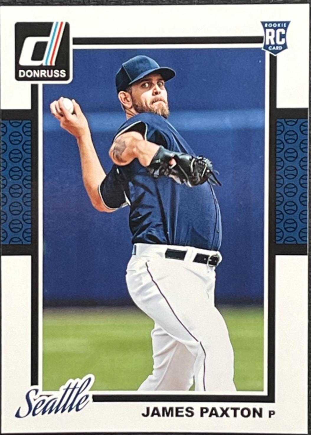 James Paxton #334 Baseball Cards 2014 Donruss