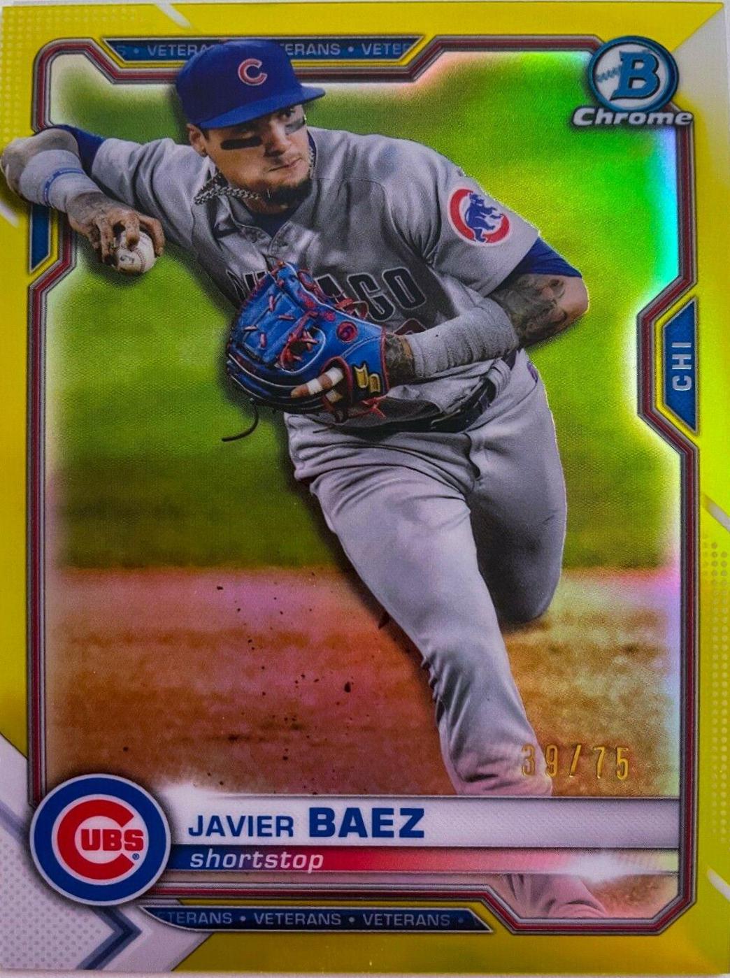 Javier Baez [Yellow Refractor] #53