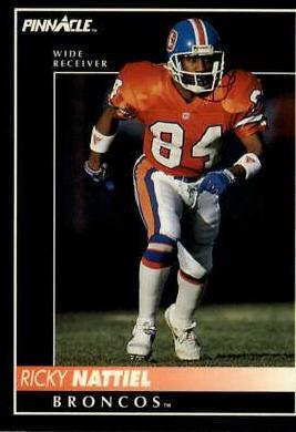 Ricky Nattiel #9 Football Cards 1992 Pinnacle