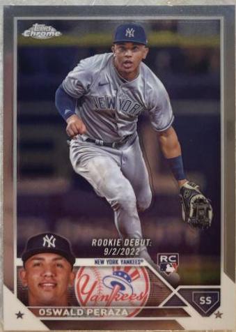 Oswald Peraza #USC123 Baseball Cards 2023 Topps Chrome Update