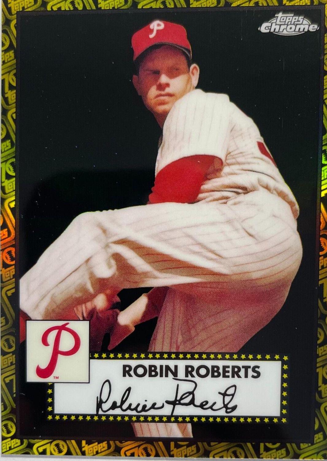 Robin Roberts [Black Gold 70th Anniversary Refractor] #665 Prices ...